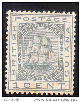 British Guiana 1905-10 Ship 1c Mint - Guyane Britannique (...-1966)