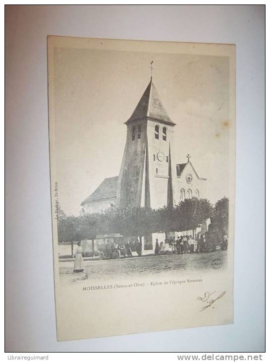 2jfs - CPA   - MOISSELLES - église De L'époque Romane - [95] Val D´Oise - Moisselles