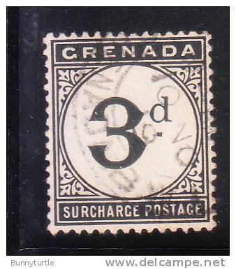 Grenada 1906-11 Postage Due Stamps 3d Used - Grenada (...-1974)