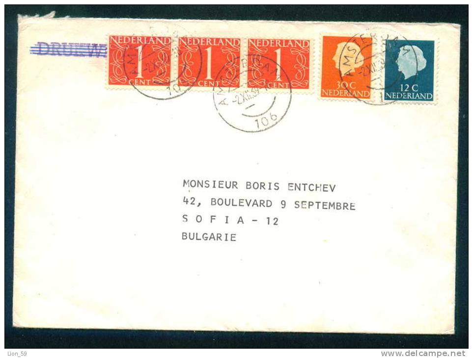 114437 / Envelope 1959 AMSTERDAM Netherlands Nederland Pays-Bas Paesi Bassi Niederlande - Lettres & Documents