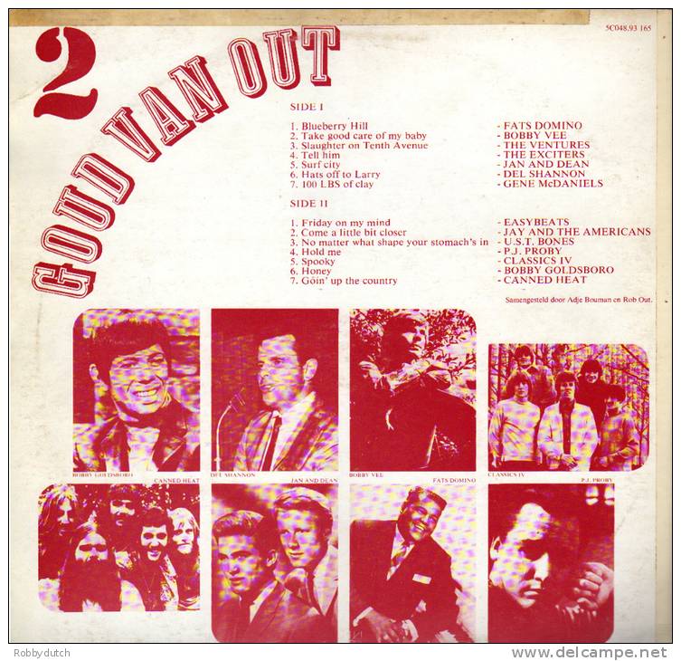 * LP *  GOUD VAN OUT 2 - VENTURES / EASYBEATS / DEL SHANNON / CANNED HEAT A.o. (Holland 1970) - Compilaties