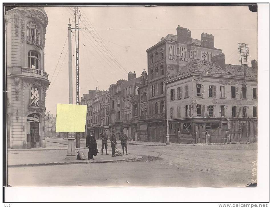 Amiens Somme  Bd Alsace Lorraine Rue De Noyon WWI Ww1 14-18 Poilus 1WK 1914-1918 - Guerra, Militari