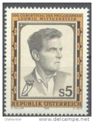 1989 Ludwig Wittgenstein ANK 1983 / Mi 1952 / Sc 1455 / YT 1782 Postfrisch/neuf/MNH - Ungebraucht