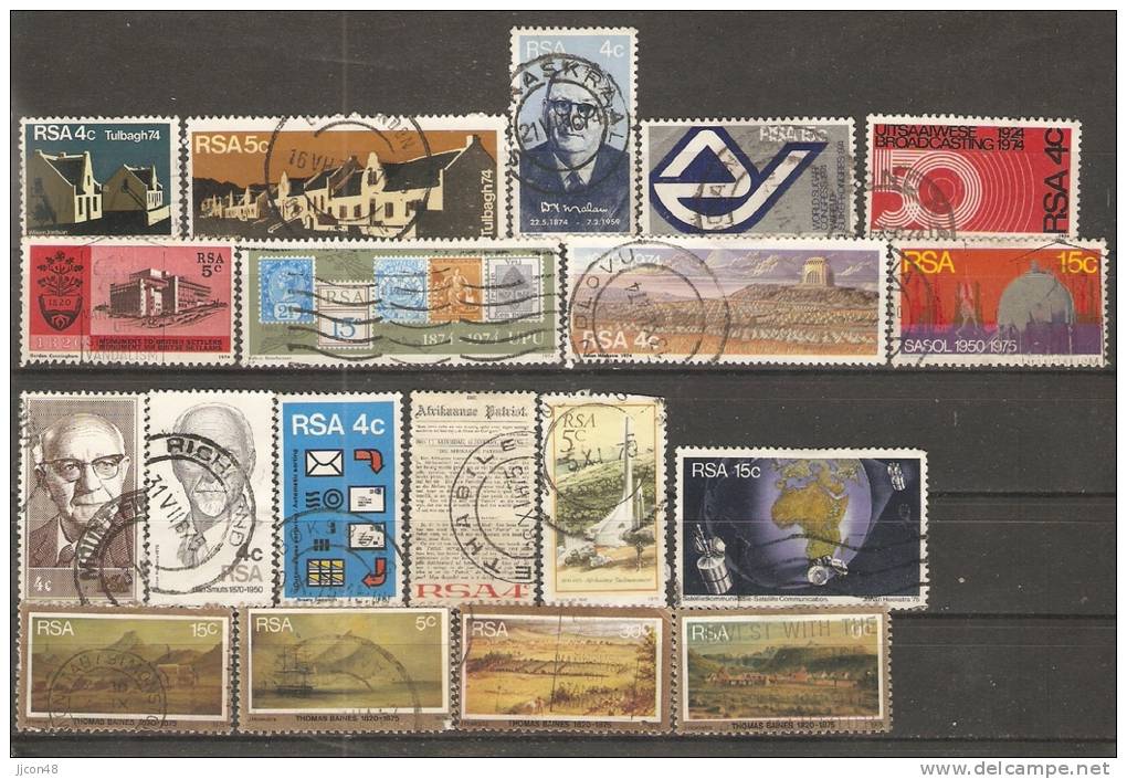 South Africa 1974-75 - Used Stamps