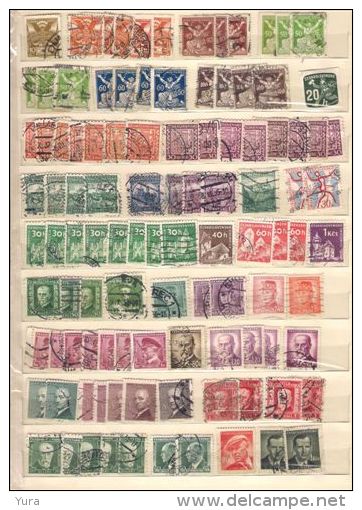 Lot 110 Czechoslovakia 4 Scans 350+ Different - Collections, Lots & Séries