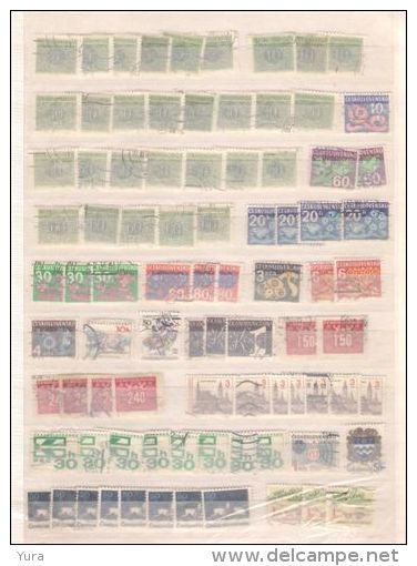 Lot 110 Czechoslovakia 4 Scans 350+ Different - Collections, Lots & Series