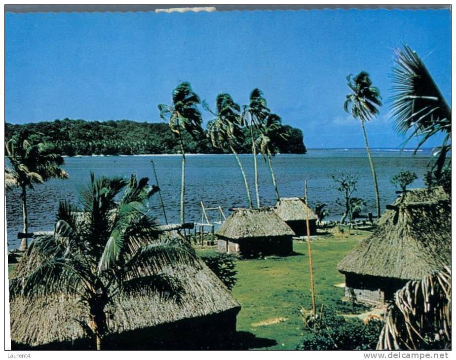 (164) Fiji Traditional Village - Figi
