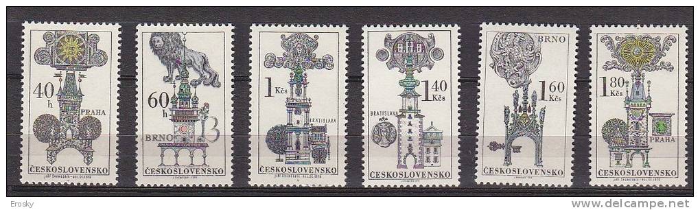 L3526 - TCHECOSLOVAQUIE Yv N°1796/01 ** - Unused Stamps