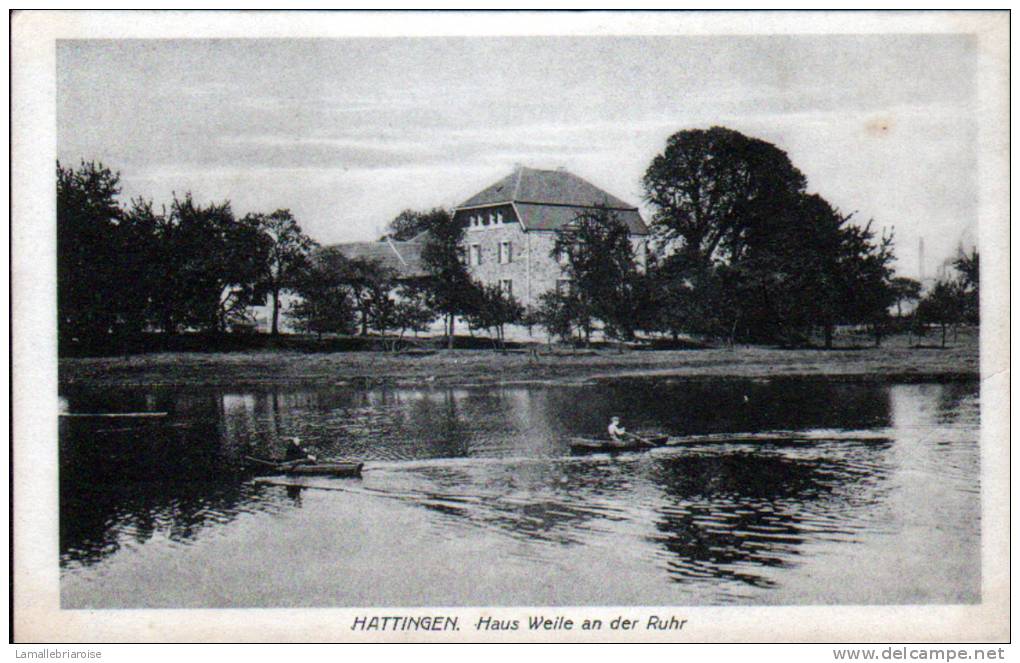 HATTINGEN - HAUS WEILE EN DEN RUHR - Hattingen