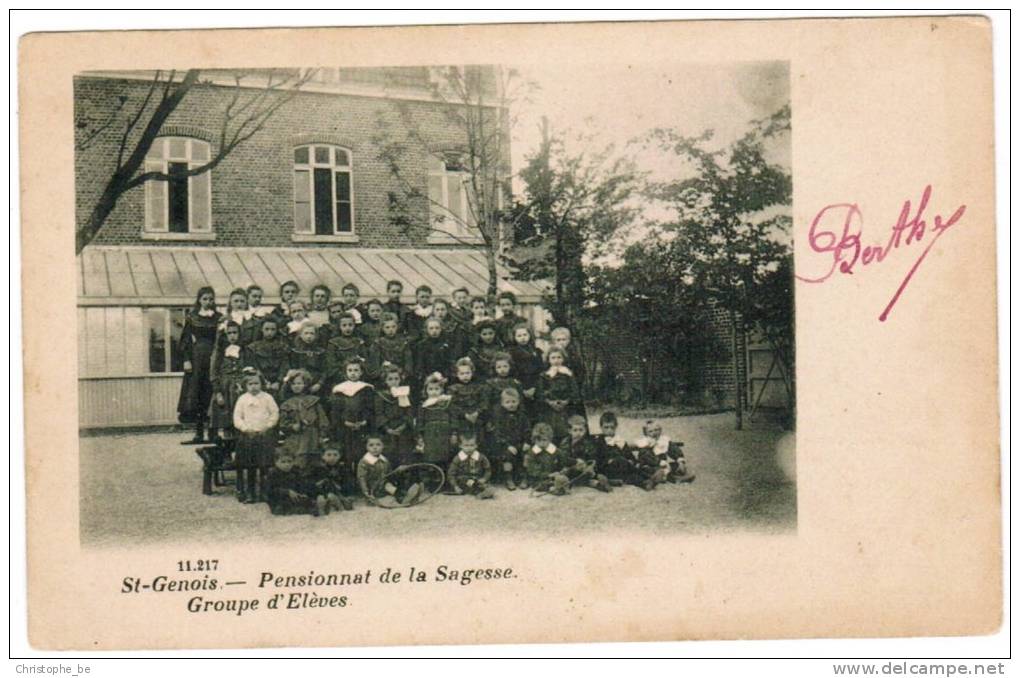 St Denys, St Genois, Pensionnat De La Sagesse, Groupe D'Elèves (pk5815) - Zwevegem