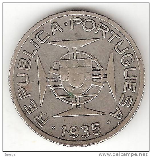 *mozambique 2,5 Escudo  1935 Km 61 - Mozambique