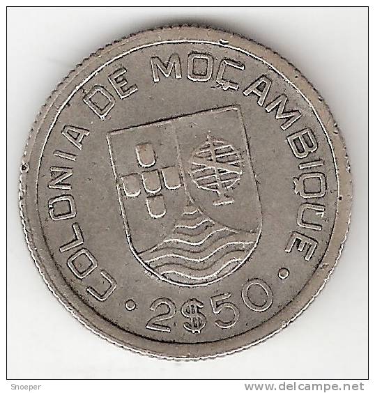 *mozambique 2,5 Escudo  1935 Km 61 - Mozambique