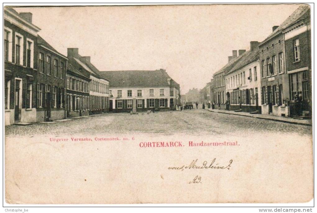 Kortemark, Cortemarck, Handzaemestraat (pk5829) - Kortemark