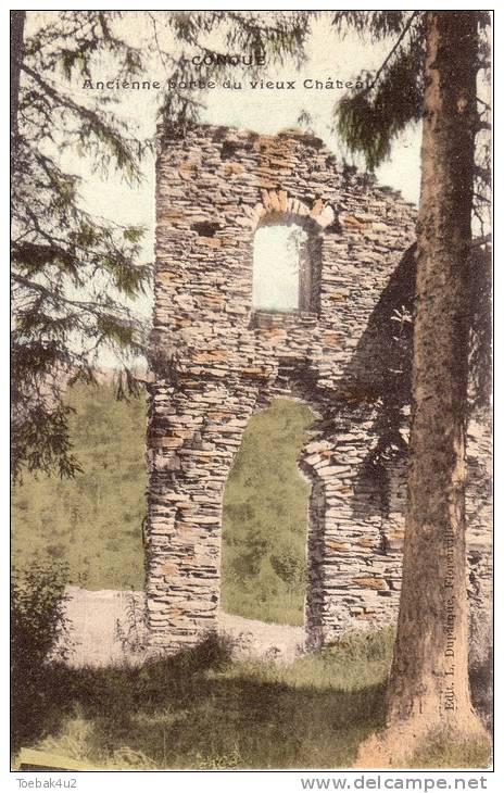 Herbeumont  -  Conques  -  Ancienne Porte Du Vieux Château  -  1907 - Herbeumont