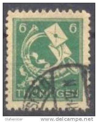 SBZ Thüringen Michel 95 AY Dz2 / Sc 16N3 / YT 3 Gestempelt/obl./used Geprüft/signed - Autres & Non Classés