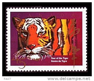 CANADA 1998 - Nouvelle Année Calendrier Chinois, Année Du Tigre - 1v Neufs // Mnh - Unused Stamps