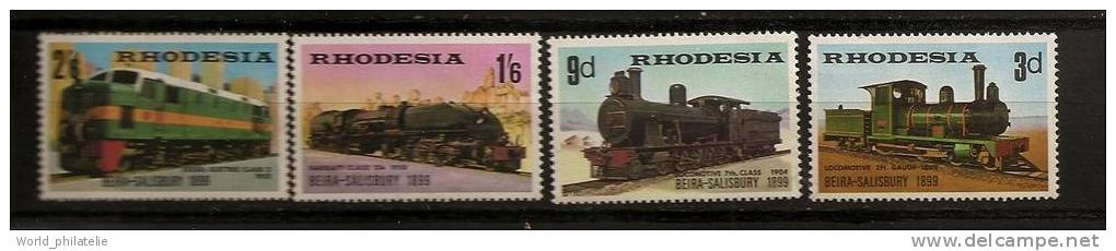 Rhodesie Rhodesia 1969 N° 174 / 7 ** Trains, Locomotives, Chemin De Fer, Beira, Salisbury, Diesel, Vapeur, Colorado - Rhodésie (1964-1980)