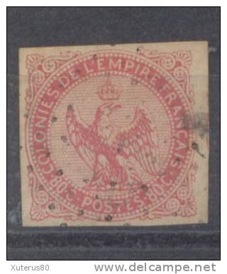 #15# COLONIES GENERALES N° 6 Oblitéré "Ancre" - Águila Imperial