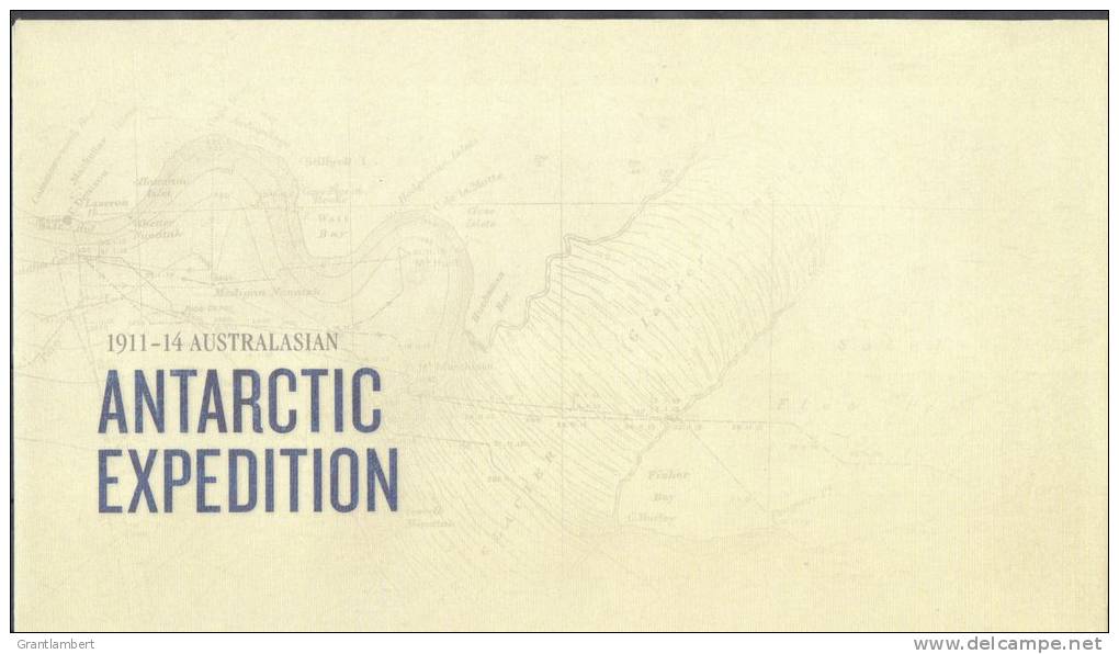 Australian Antarctic 2012 1911-14 Antarctic Expedition Mint Envelope - Other & Unclassified