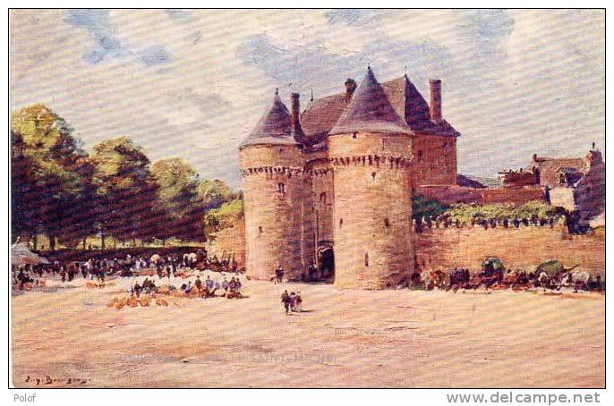 Eugène BOURGEOIS - Les Sites De France -Bretagne - GUERANDE - Porte St Michel    (47083) - Bourgeois