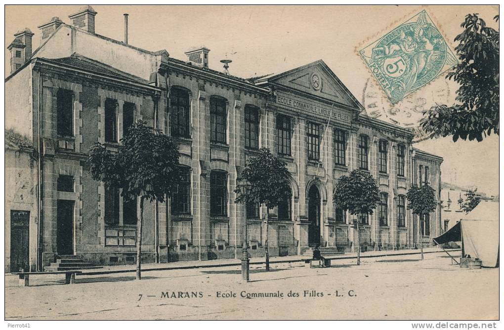 MARANS - Ecole Communale Des Filles - Autres & Non Classés