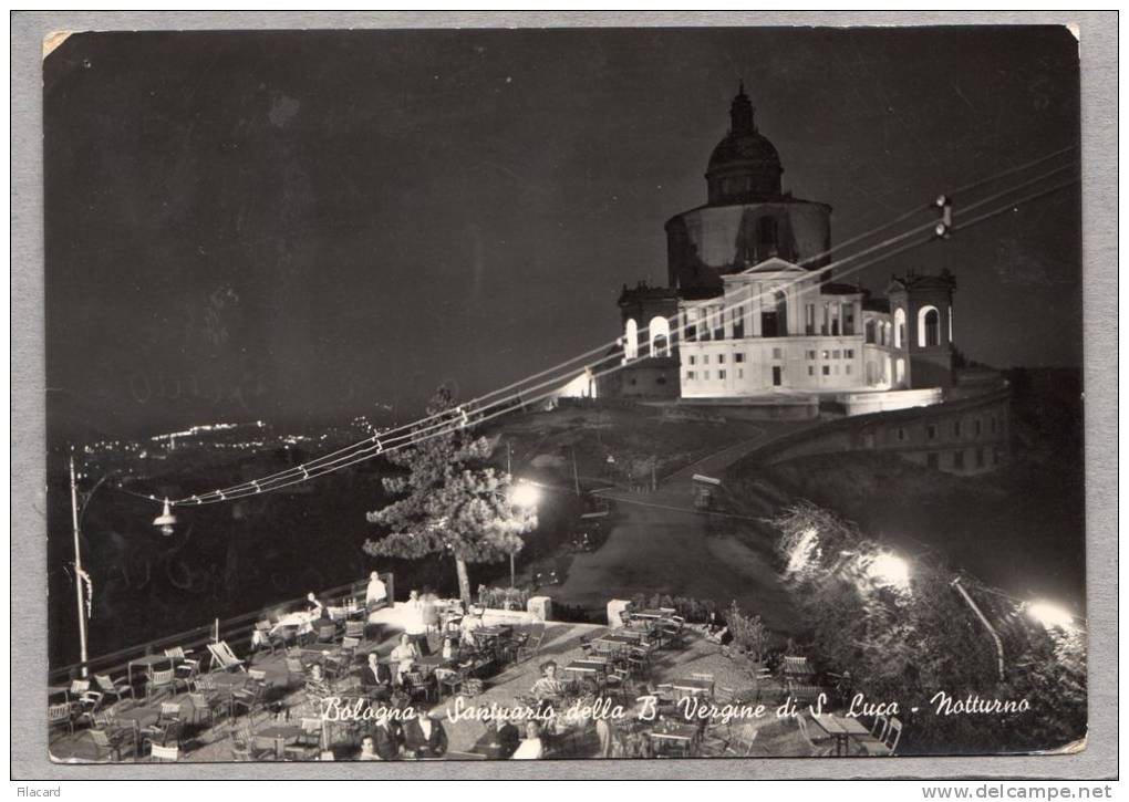 31304    Italia,   Bologna,  Santuario  Della  B.  Vergine  Di    S.  Luca   -  Notturno,  VG - Bologna