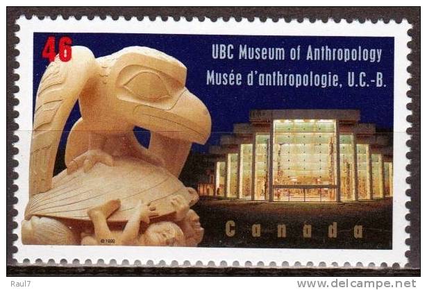 CANADA 1999 - Musée D'Anthropologie - 1v Neufs // Mnh - Neufs