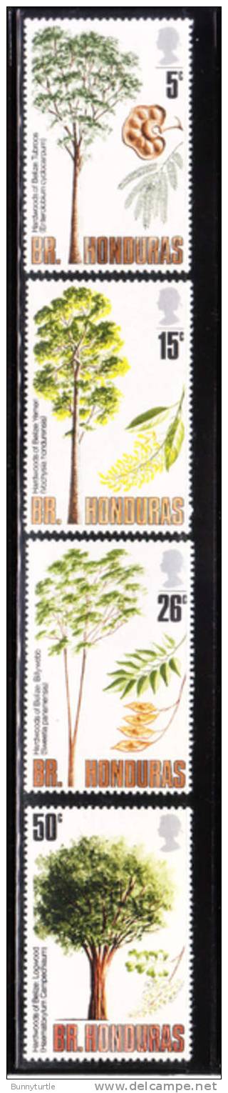 British Honduras 1971 Hardwood Trees Of Belize MNH - Honduras Britannico (...-1970)