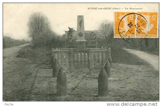 N°23302 -cpa Aunou Sur Orne -le Monument- - Sonstige & Ohne Zuordnung