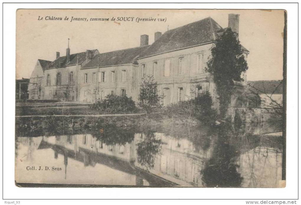 Le Château De Jonancy, Commune De SOUCY(première Vue - Soucy