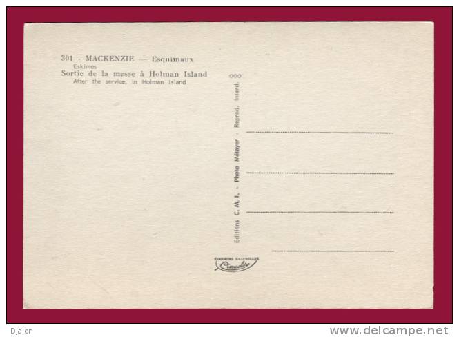 HOLMAN ISLAND - MACKENZIE. Sortie De La Messe à Holman Island. (C.P.M.) - Otros & Sin Clasificación