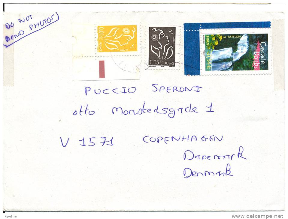 France Cover Sent To Denmark 7-5-2007 - Covers & Documents