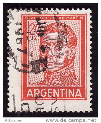 ARGENTINE  1966-  YT  781  -  Jose De San Martin  -  Oblitéré - Usados