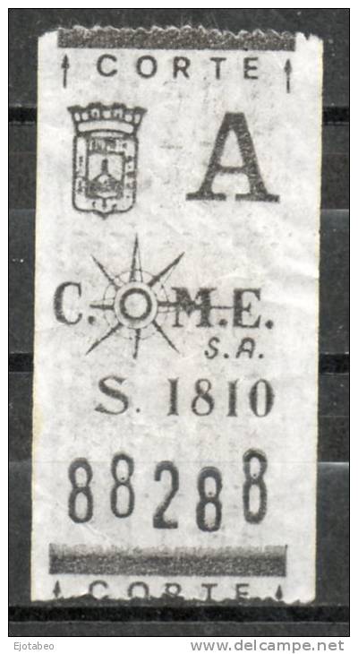 5,6 ,7 URUGUAY  - 3 Boletos  " CAPICÚAS" De Omnibus  ( El Nº Se Lee En Un Sentido Y Otro)REBAJADO - Mondo