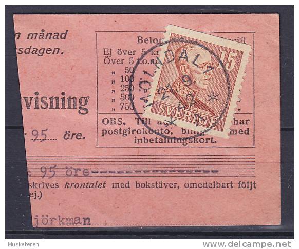 ## Sweden Clip Deluxe MÖLNDAL 1942 Cancel !! - Lettres & Documents