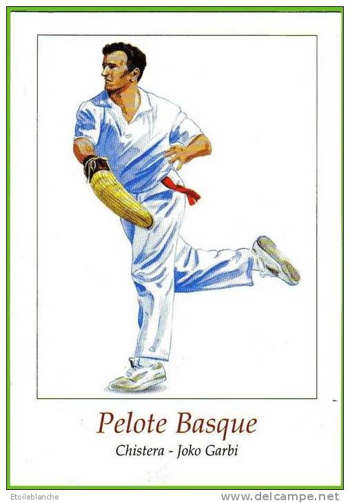 CPM Jeu, Joueur De Pelote Basque / Joko Garbi / édit Quai Rouge 1997 (Pyrénées 64) - Regionale Spelen