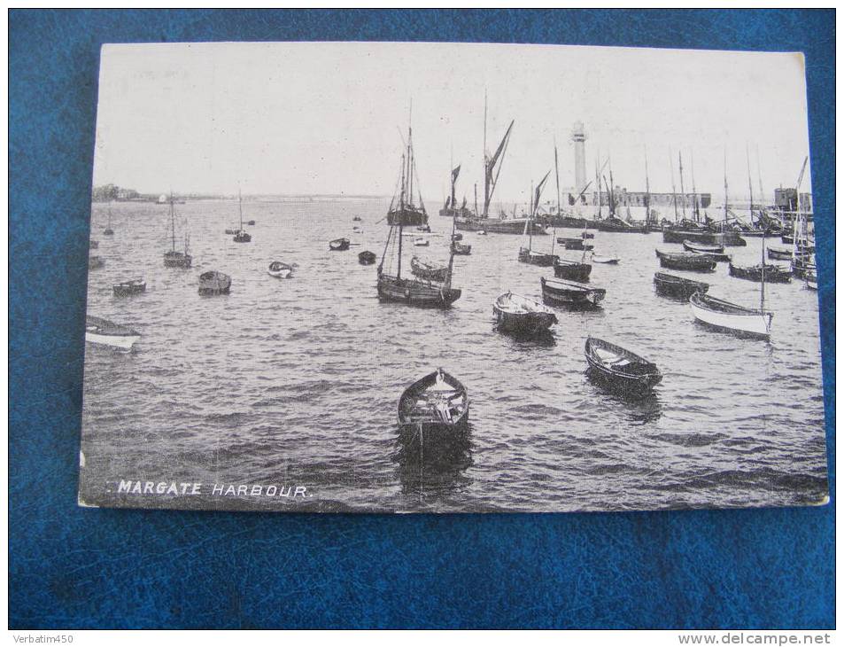 CPA... MARGATE HARBOUR..PORT ??..NON ECRITE - Margate