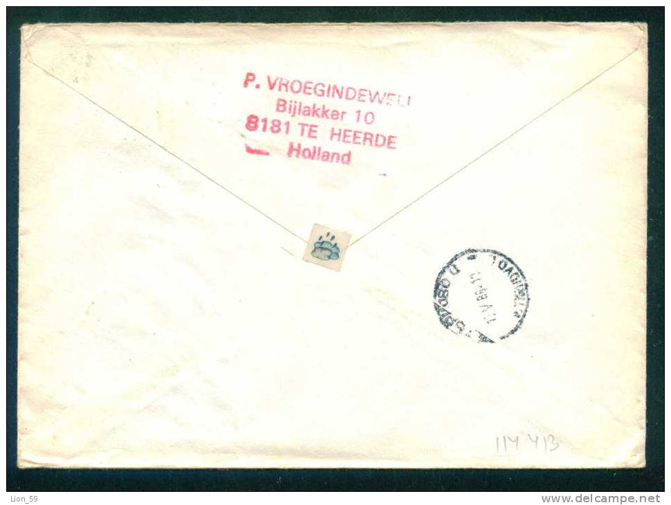 114413 / Envelope 1986 ZWOLLE , POSTCODE Netherlands Nederland Pays-Bas Paesi Bassi Niederlande - Brieven En Documenten