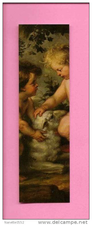 - L´ENFANT JESUS ET SAINT JEAN-BAPTISTE -  P.P. RUBENS  - - Marque-Pages