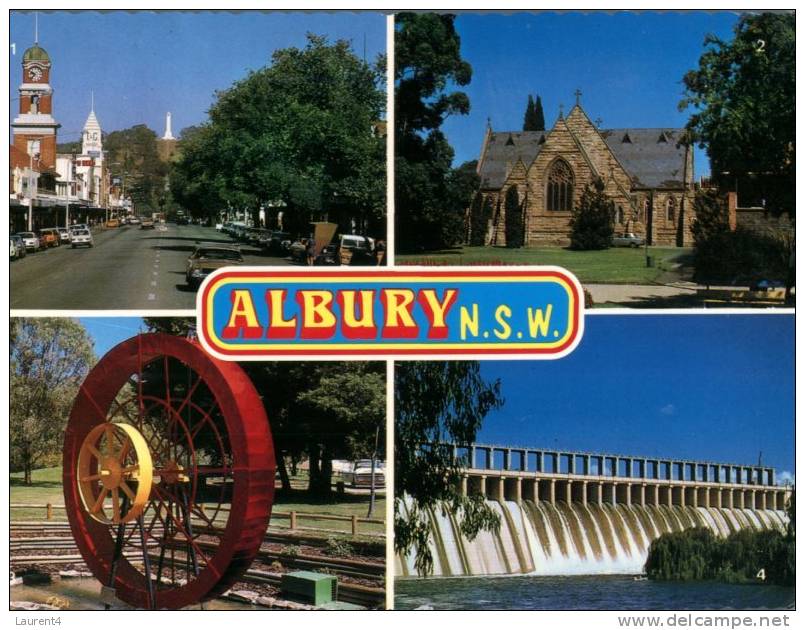 116) Australia - NSW - Albury 4 Views - Albury