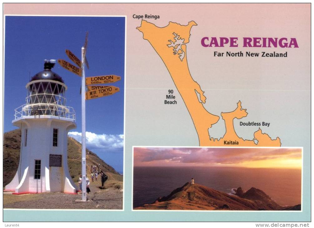 (886) Lighthouse - Phare - Cape Reinga - Lighthouses