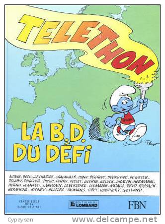 TELETHON LA BD DU DEFI LOMBARD 06-1990 - Editions Originales (langue Française)