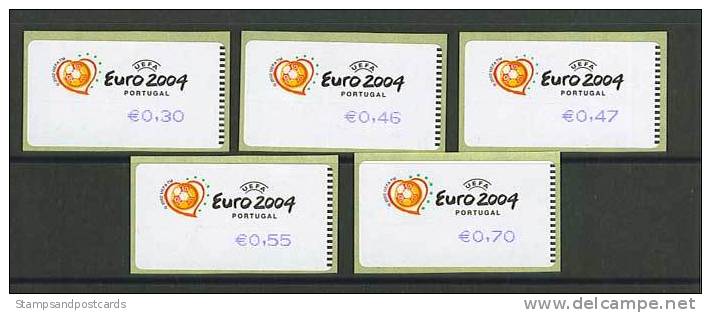 Portugal Football Euro 2004 Timbres De Distributeurs Type SMD 2003 Soccer Euro 2004 ATM SMD 2003 - Machine Labels [ATM]