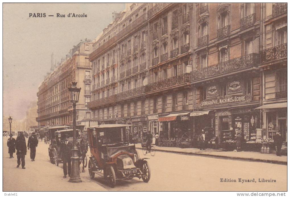 CPA 75 PARIS RUE D' ARCOLE Edition EYNARD LIBRAIRE - Arrondissement: 04