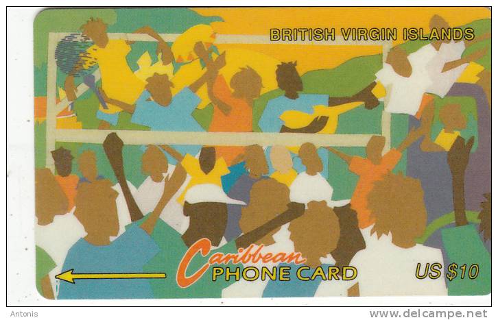 BRITISH VIRGIN ISL.(GPT) - Carnival 2, CN : 17CBVB, Tirage 10000, Used - Vierges (îles)