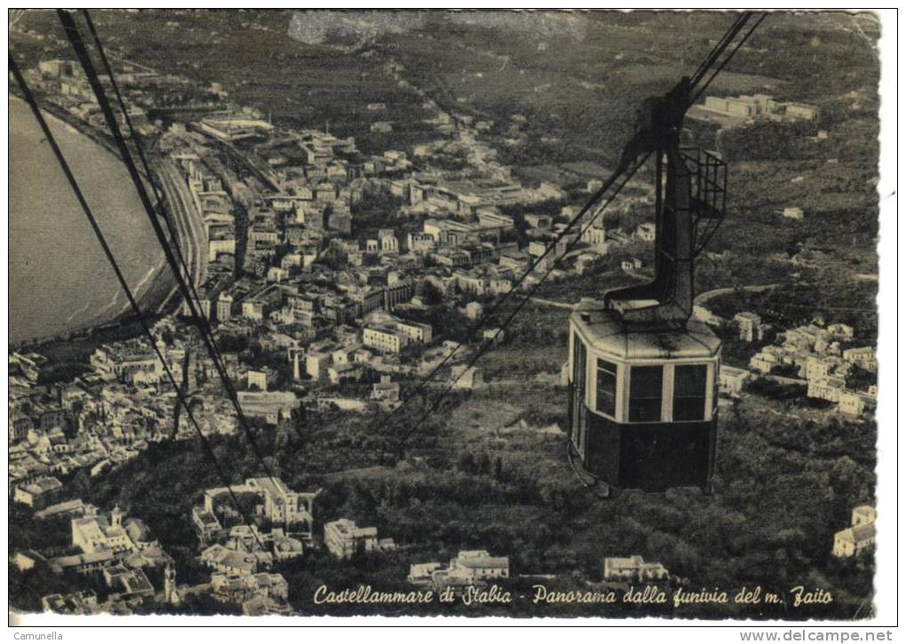 Castellammare Di Stabia-panorama E Funivia - Castellammare Di Stabia