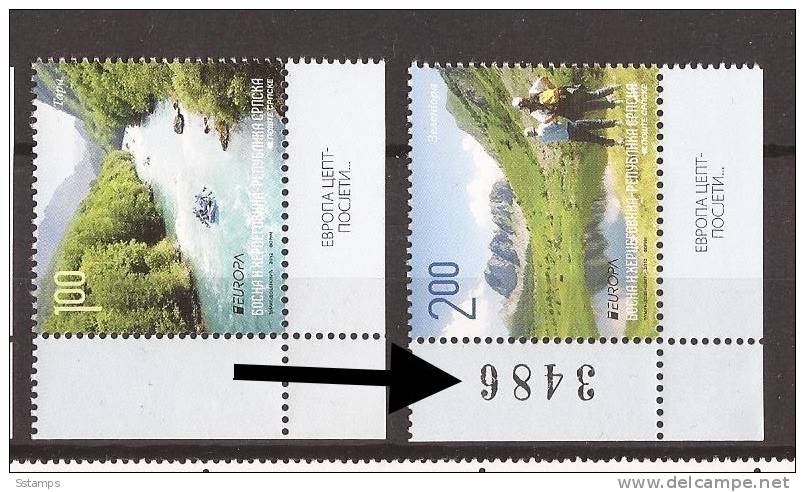 2012x  BOSNIA REPUBLIKA SRPSKA EUROPA CEPT NUMBER  MNH - 2012