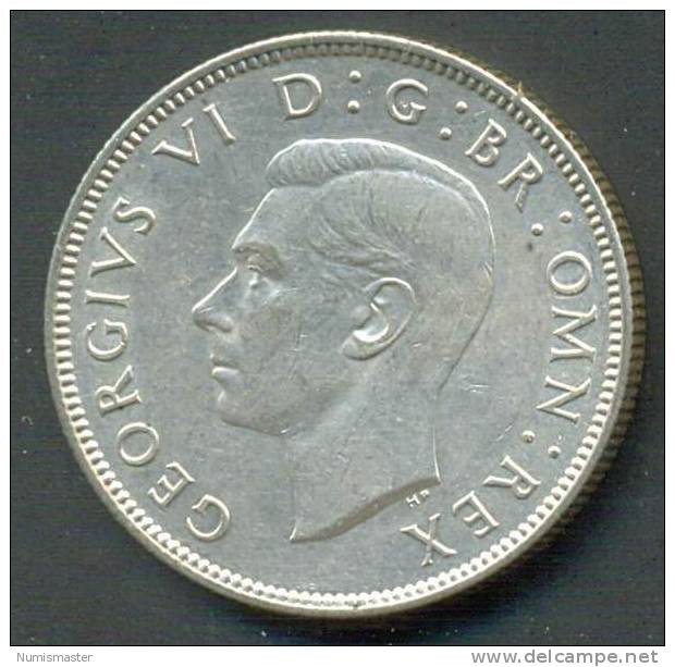 GREAT BRITAIN , FLORIN 1946 , SILVER - J. 1 Florin / 2 Schillings