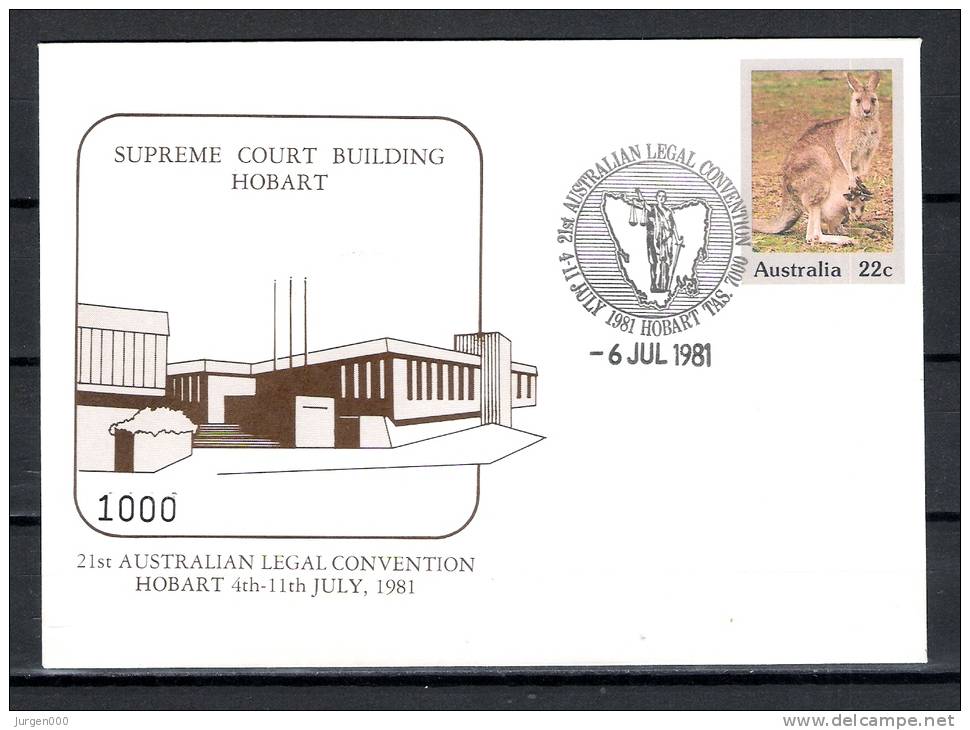 AUSTRALIE , 06/06/1981 LEGAL CONVENTION - HOBART (GA1319) - Other & Unclassified