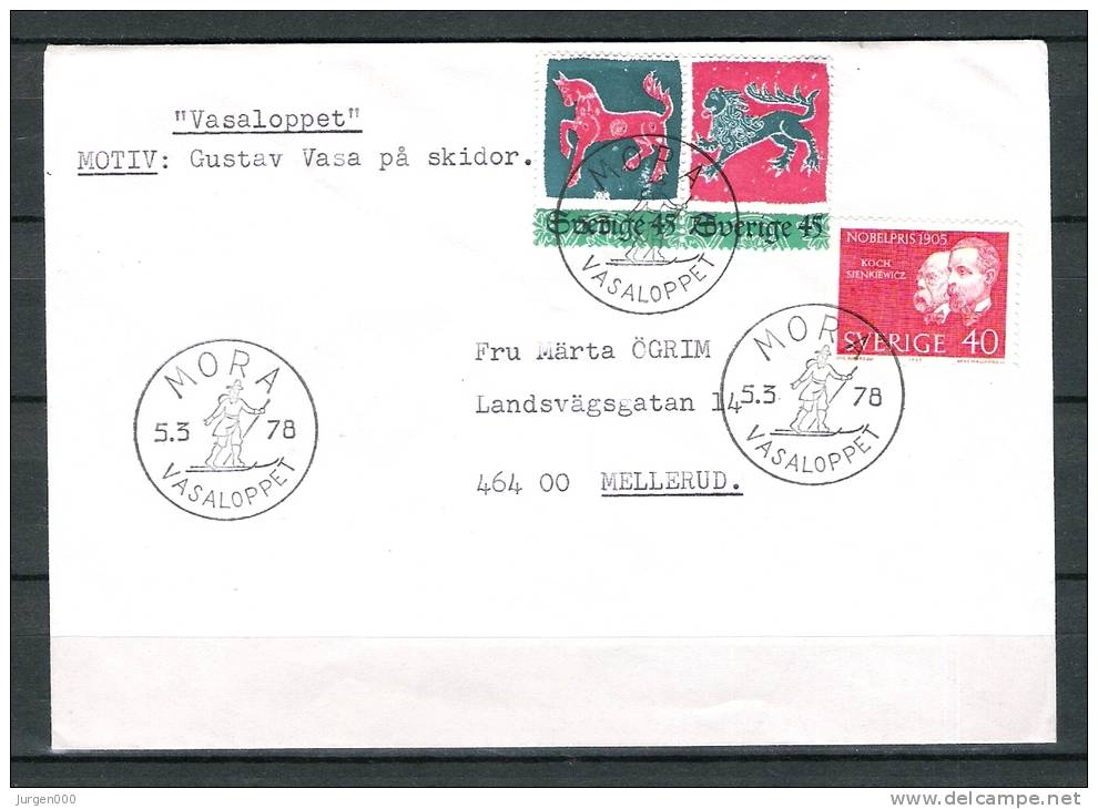 SVERIGE , 05/03/1978  VASALOPPET -  MORA  (GA1520) - Hiver 1976: Innsbruck